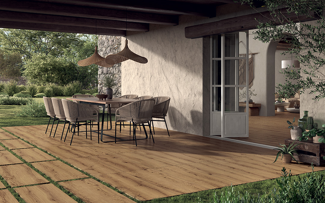 Castelvetro Alpi Castagno 40x120 cm Outfit 2.0 Grip RR11C   