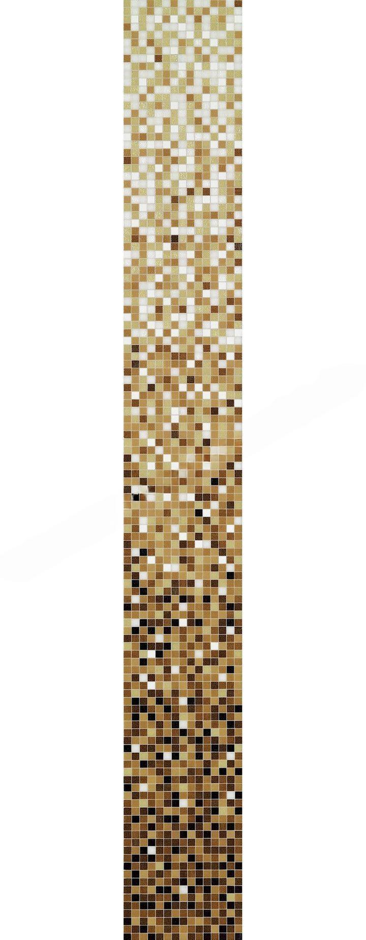 Bisazza Sfumature Verlauf New Ambra 2x2 cm inkl.Kit