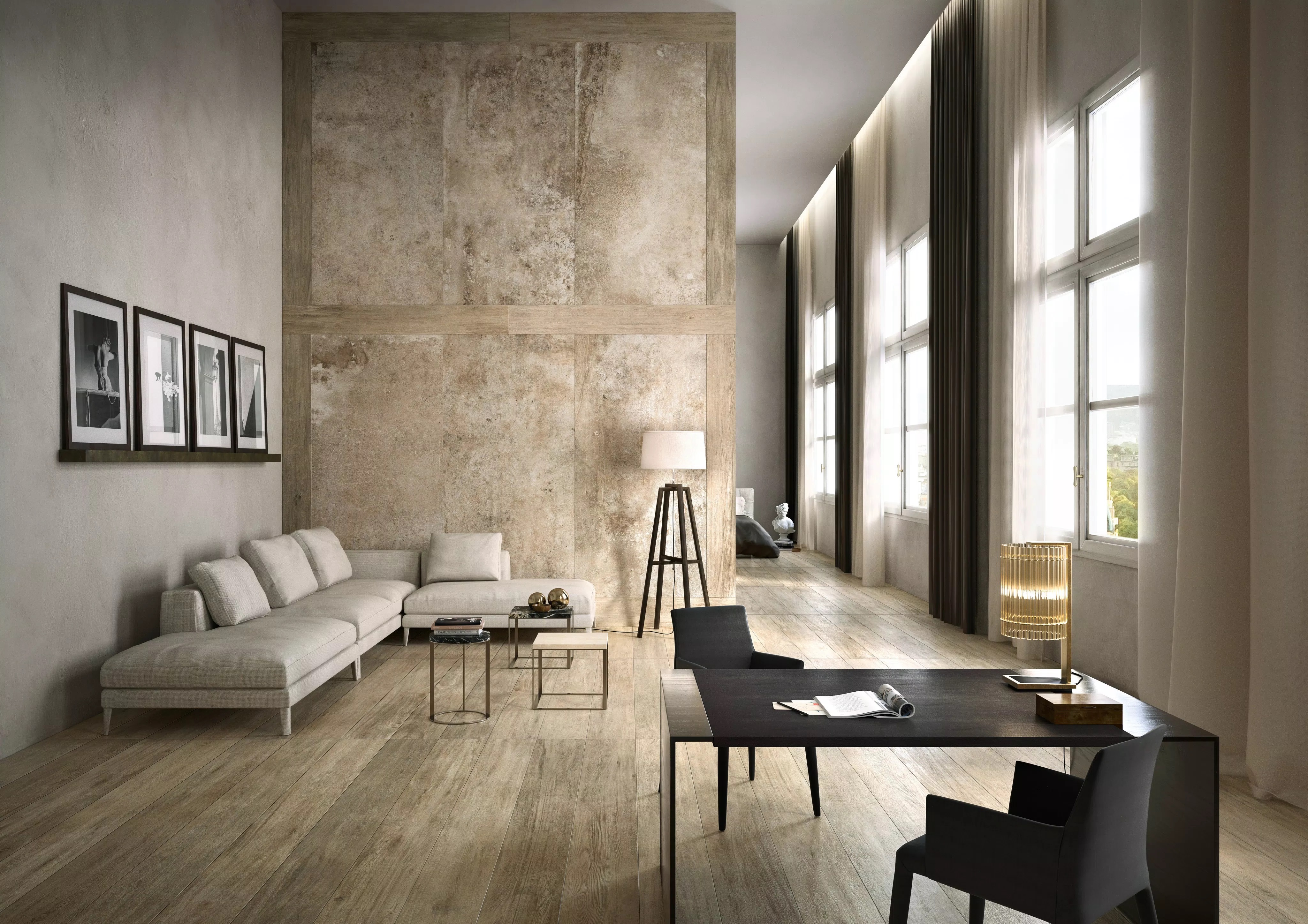 Florim La Roche Ecru 120x120x0,6 cm Magnum Feinsteinzeug Matte Soft            