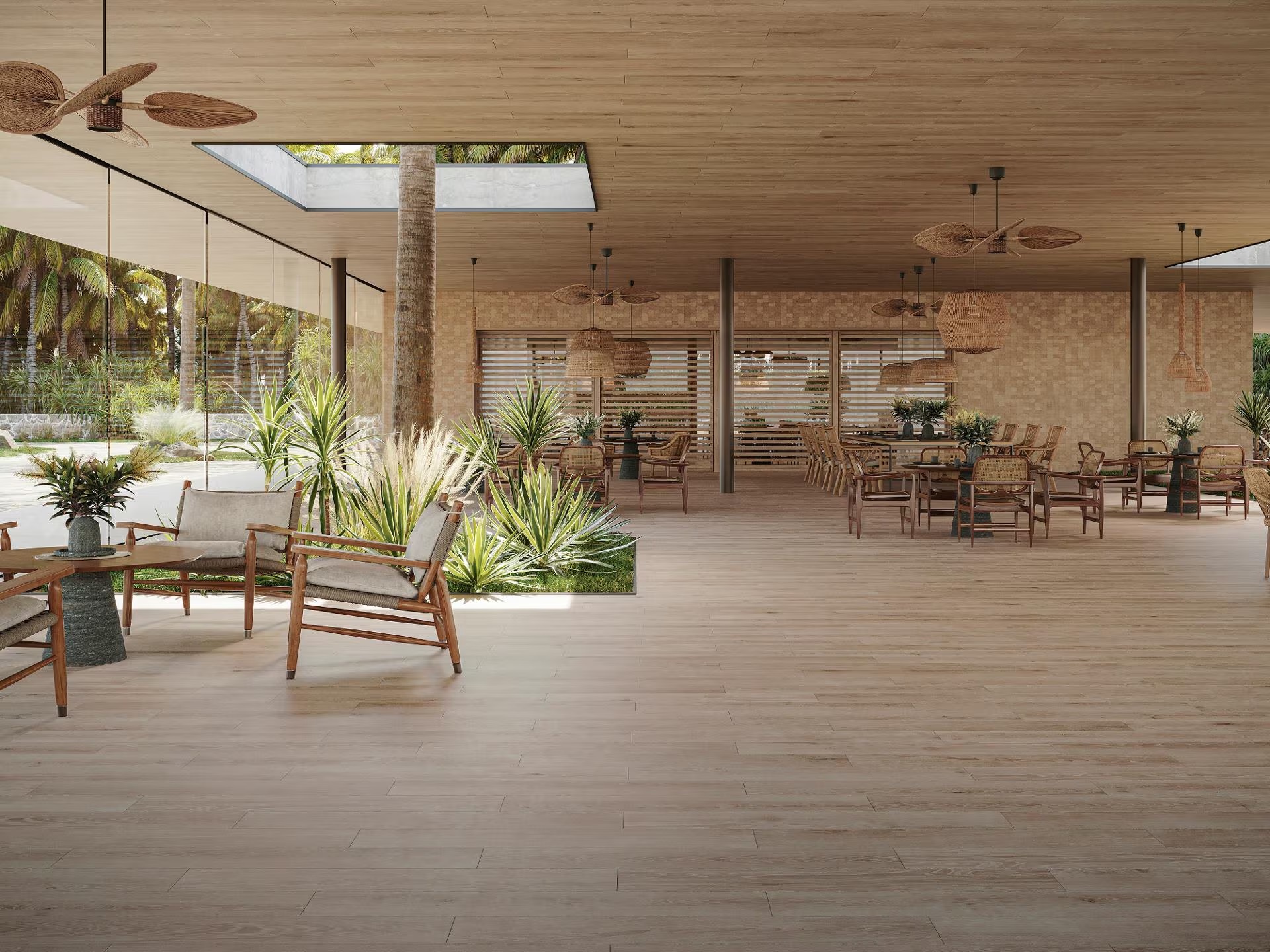 Porcelanosa Bremen Ash 19,3x120 cm Feinsteinzeug Holzoptik R9