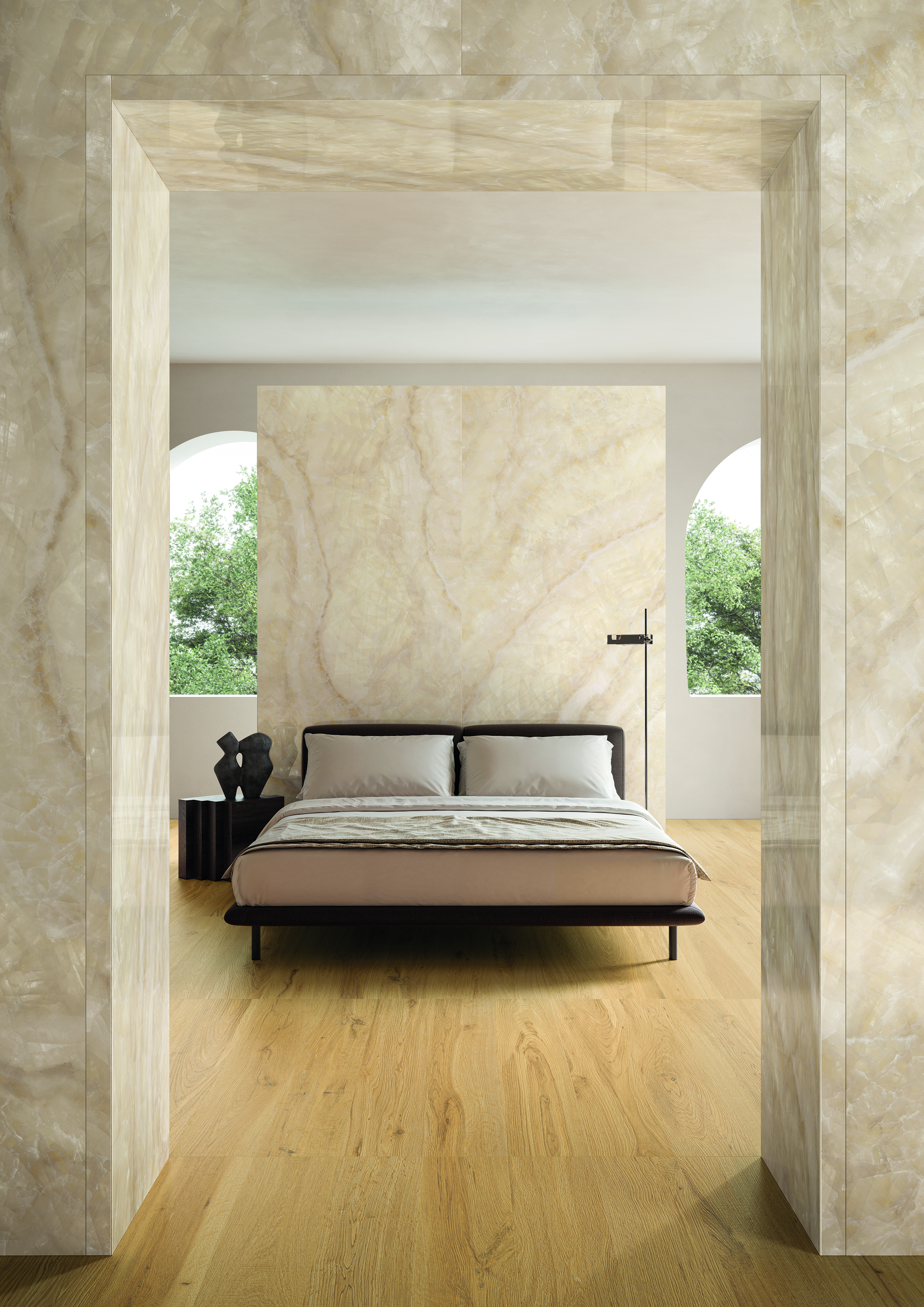Emil Tele di Marmo Lumia Ivory Gioiello Silktech R10B rett. 120x120 cm  
