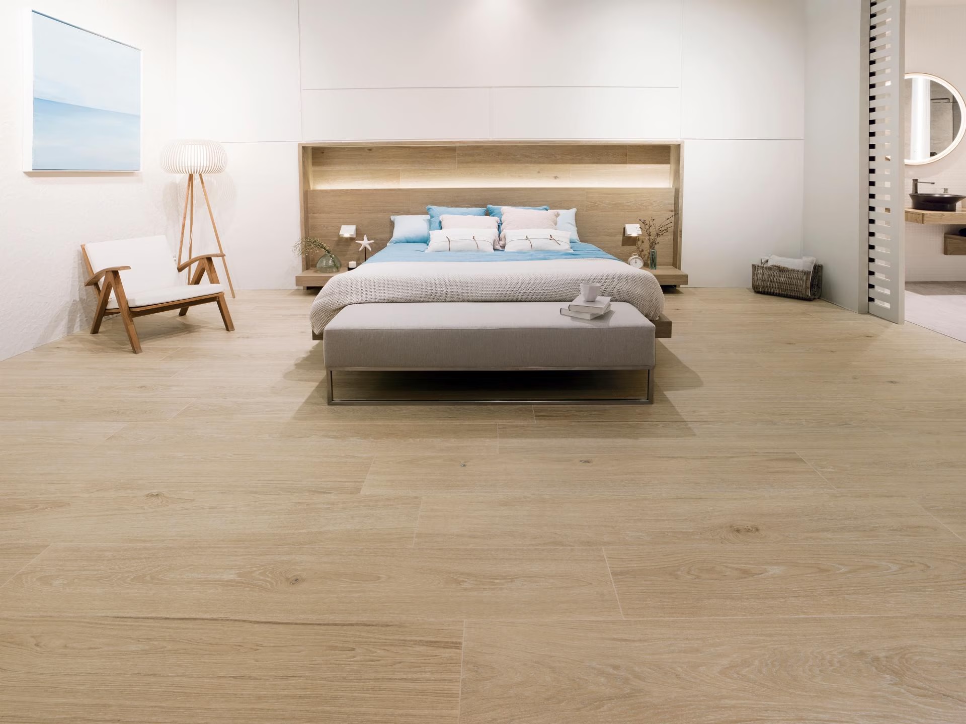 Porcelanosa Minnesota Camel 23x150 cm Feinsteinzeug Holzoptik 
