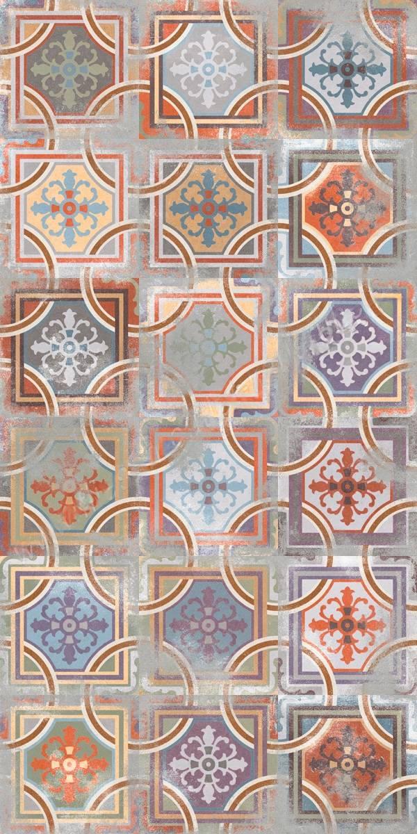 Vives 1900 Dekorfliese 20x20 cm Comillas mehrfarbig