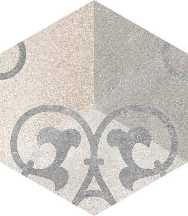 Vives Rift Kunashir 23x26,6 cm Hexagono Multicolor