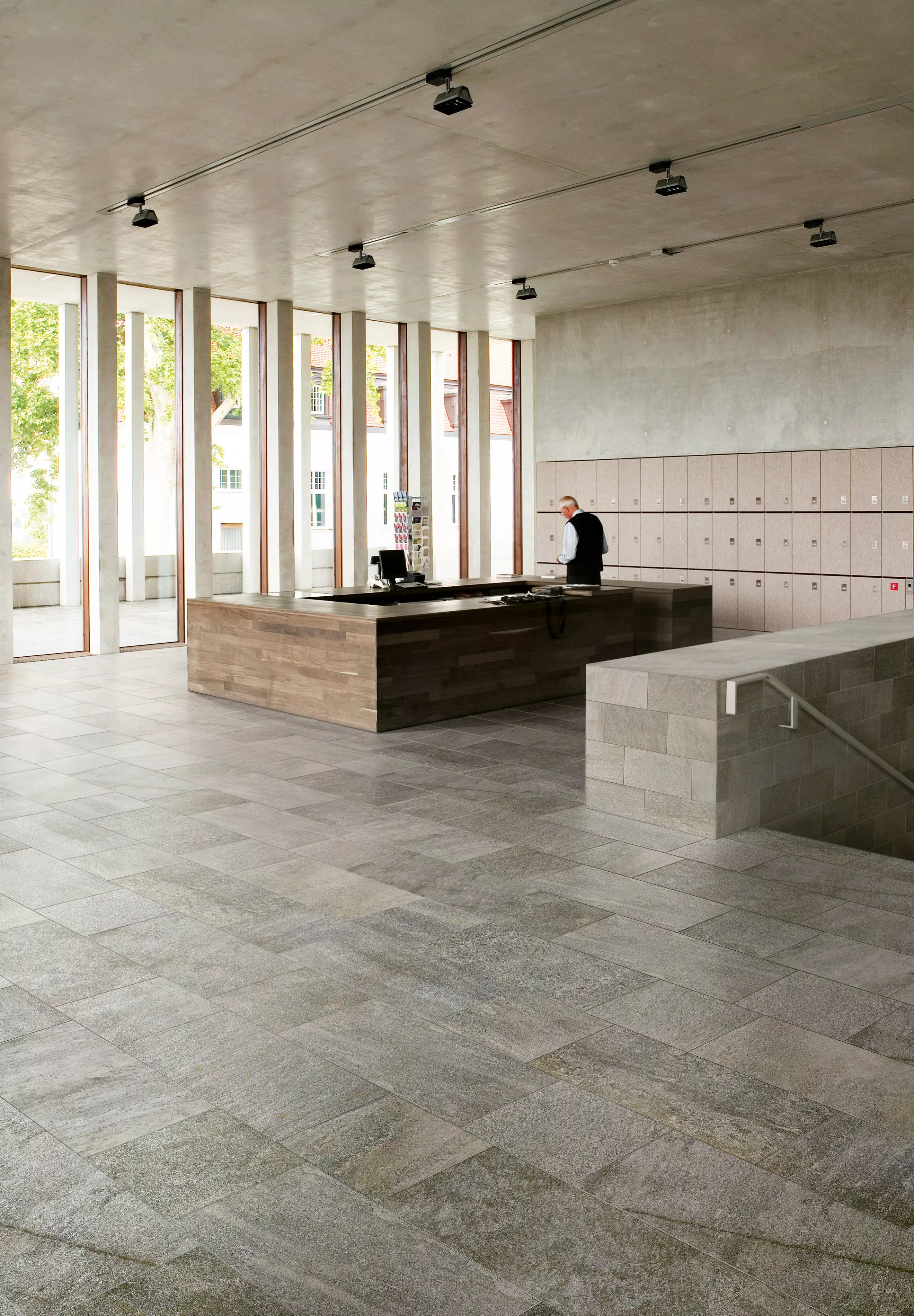 Florim Walks/1.0 Gray Grip 60x120x0,9 cm Feinsteinzeug R11