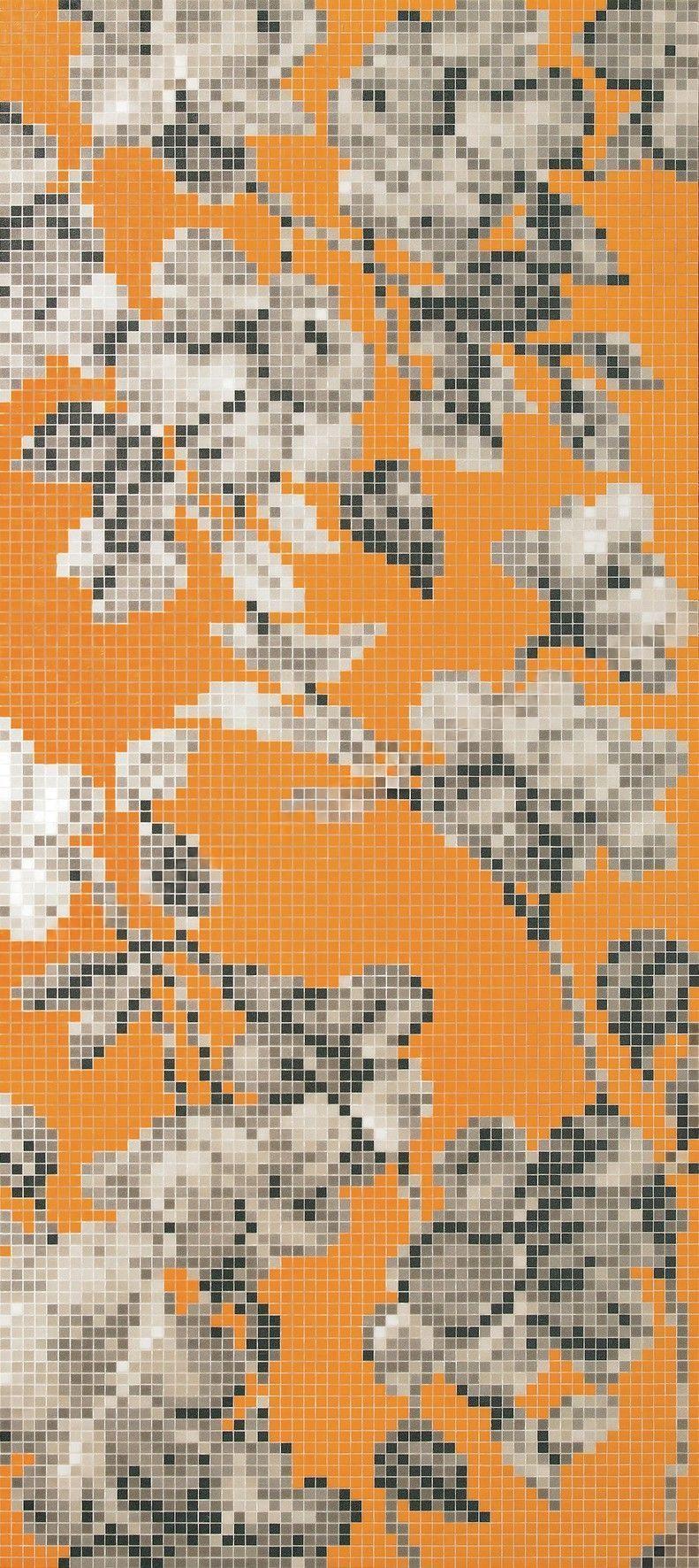 Bisazza Dekor Hanami Arancio 129,4x291,2 cm