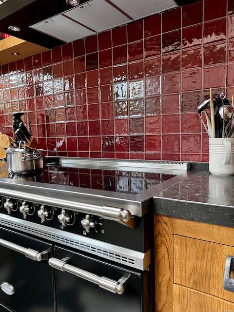 Revoir Paris Atelier Wall 10x10 cm Bordeaux Glossy