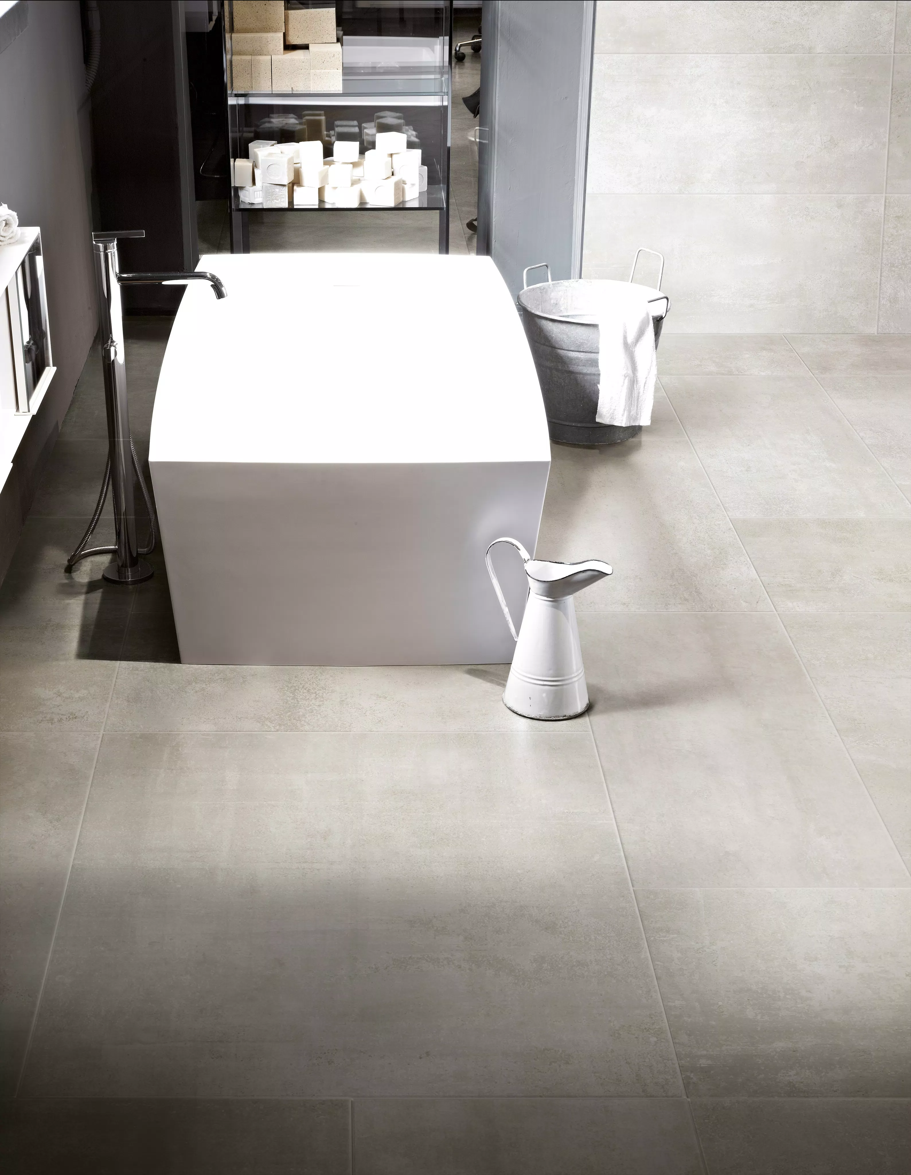 Florim Rawtech Raw-White Matte 60x120x0,9 cm Feinsteinzeug R10