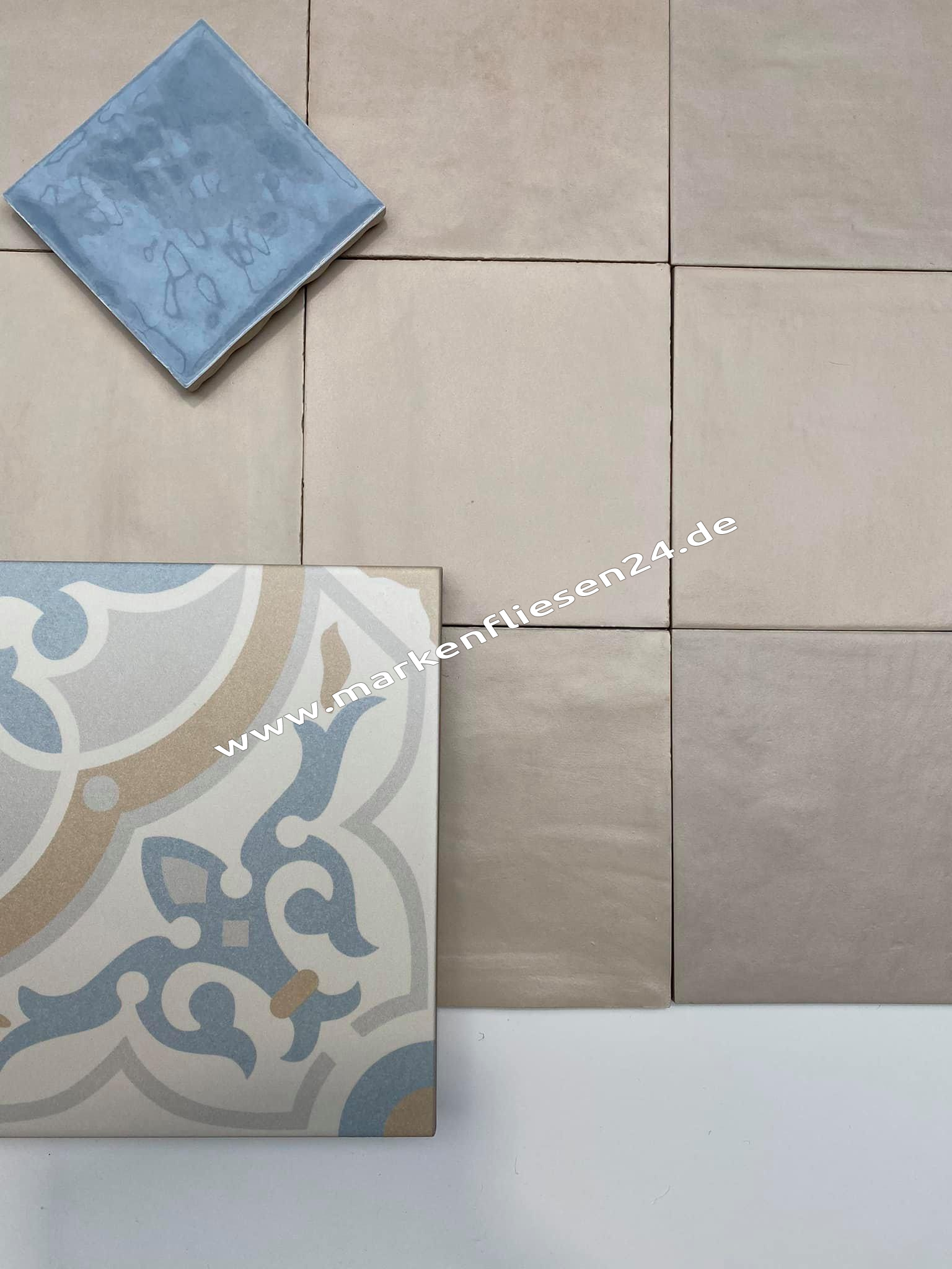 Revoir Paris Atelier Wall & Floor 14x14 cm taupe mat