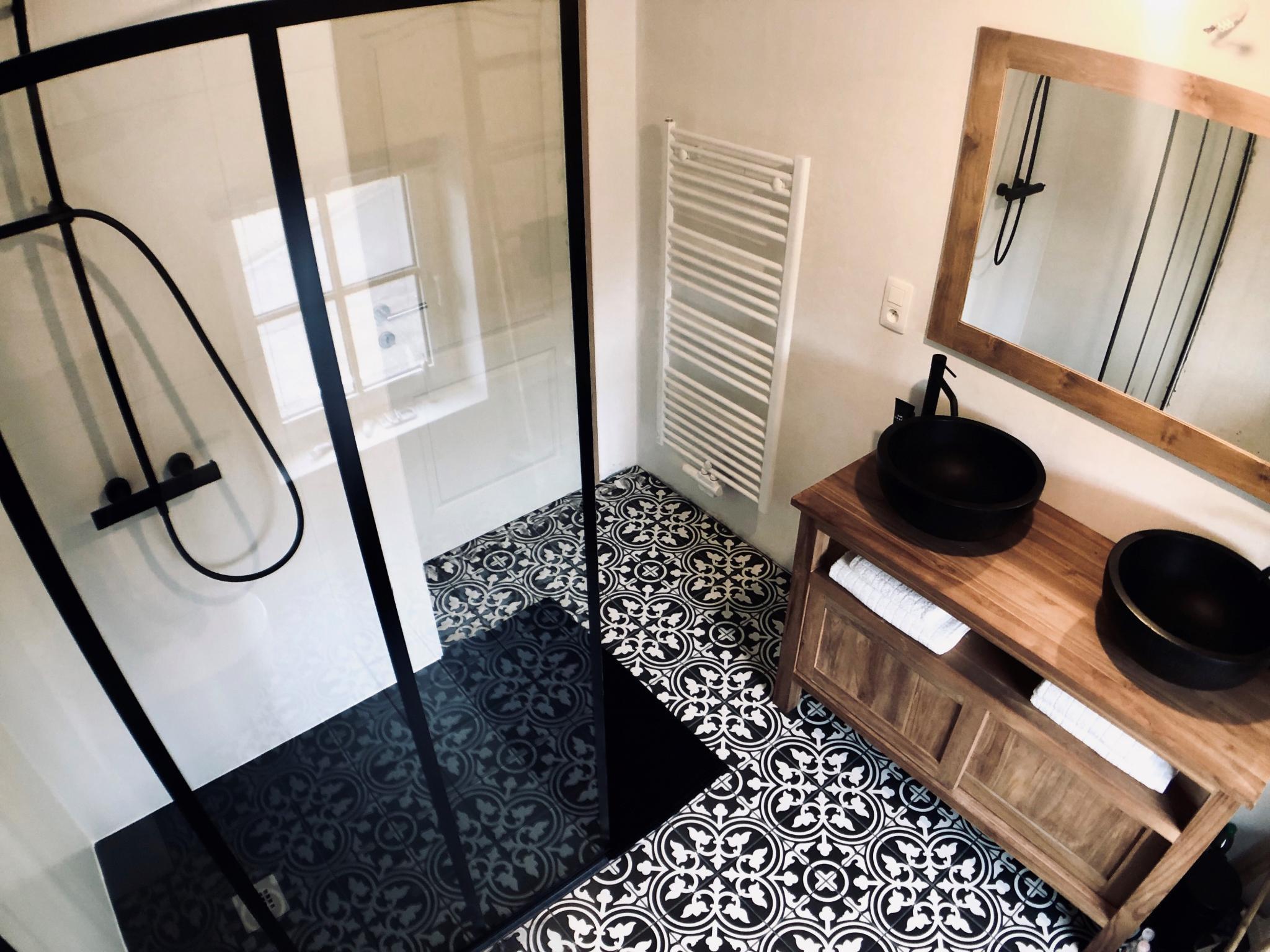 Revoir Paris La Madleine 20x20 cm Flavie Noir