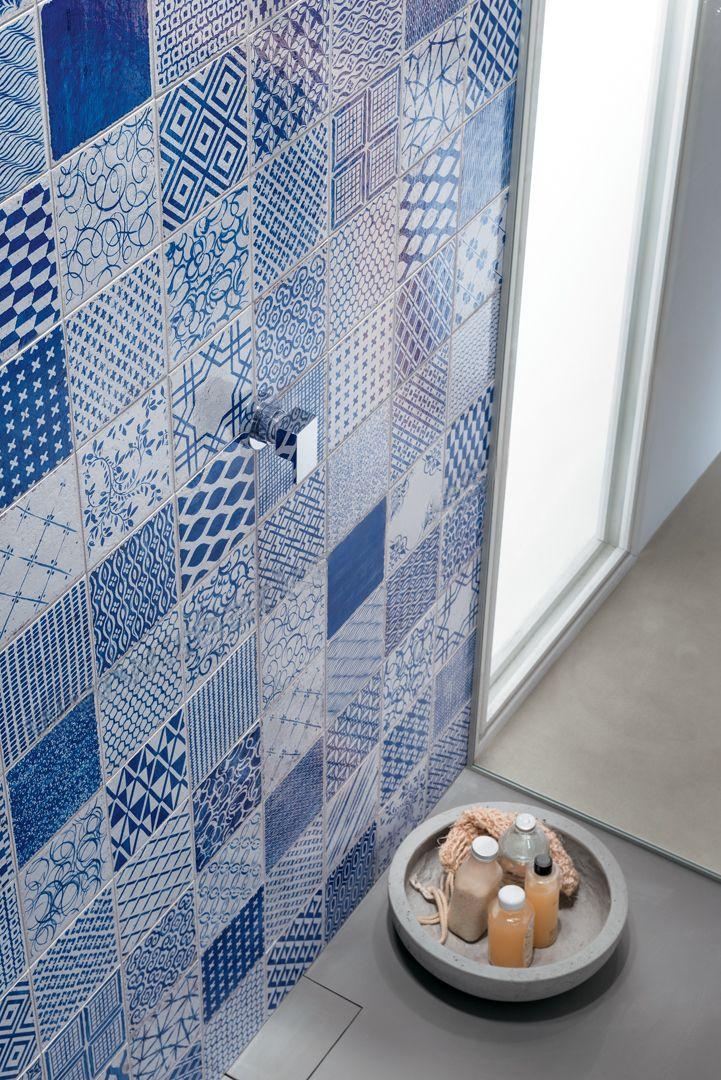 Mirage Emporio 225 Charme Maioliche di Sant'Antonio Blue 15x15 cm