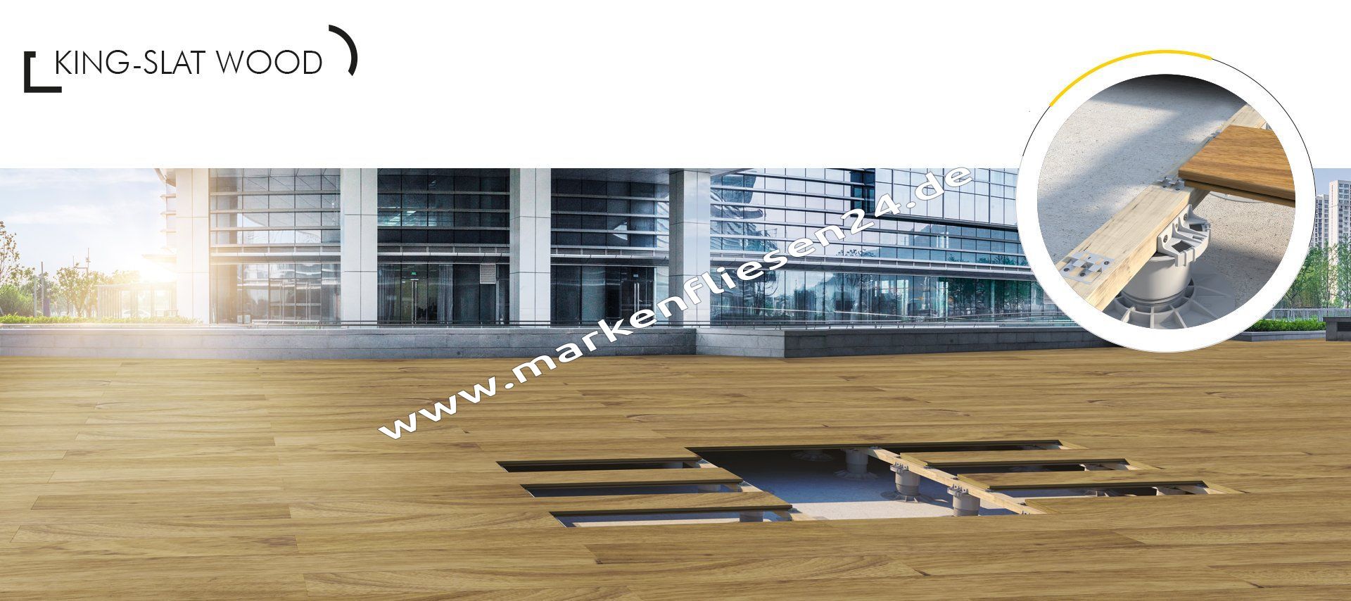 DPS King Krone Clip für Holzböden