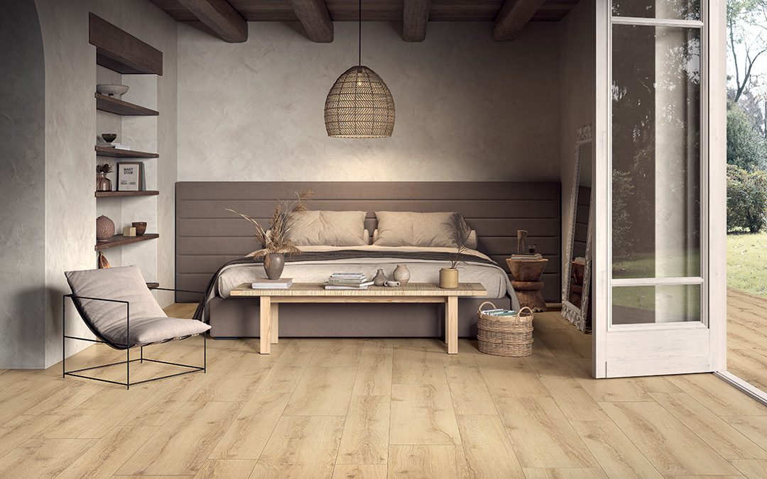 Castelvetro Alpi Larice 30x120 cm R10B Holzoptik Feinsteinzeug