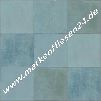 Revoir Paris Atelier Wall & Floor 14x14 cm turquoise mat