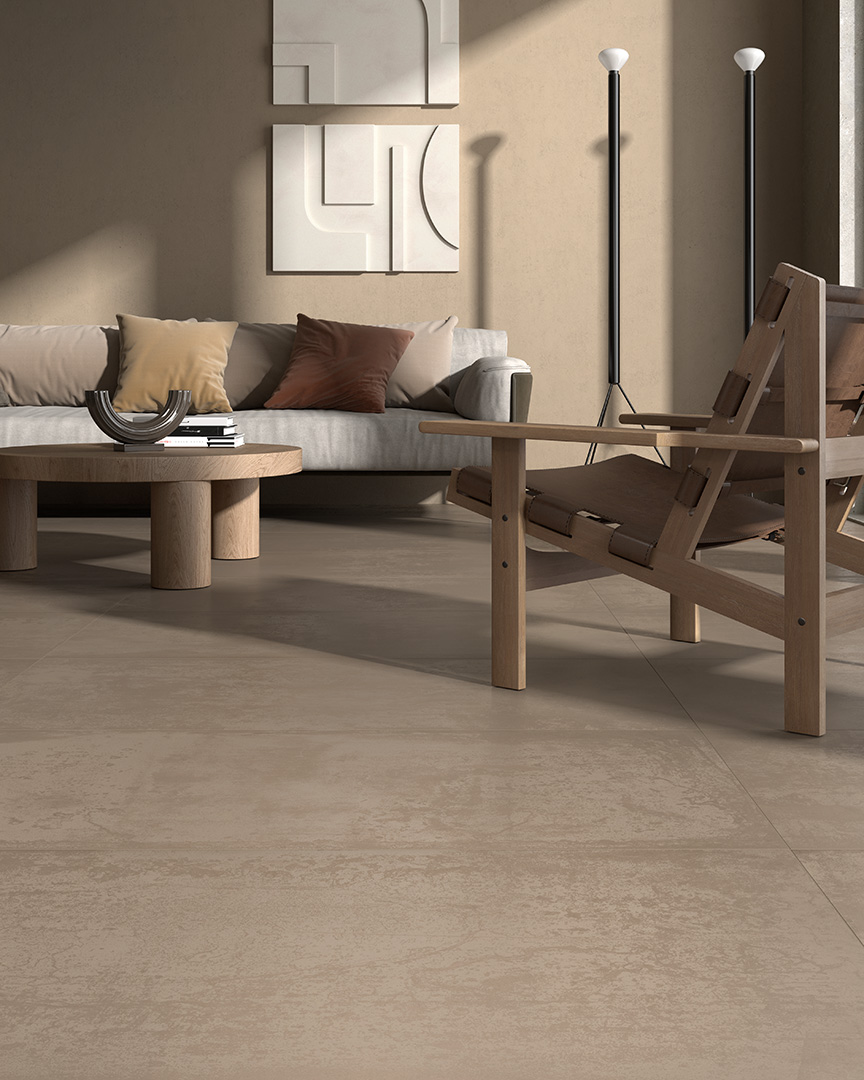 Castelvetro Materika Beige 100x100 cm R10B Feinsteinzeug        