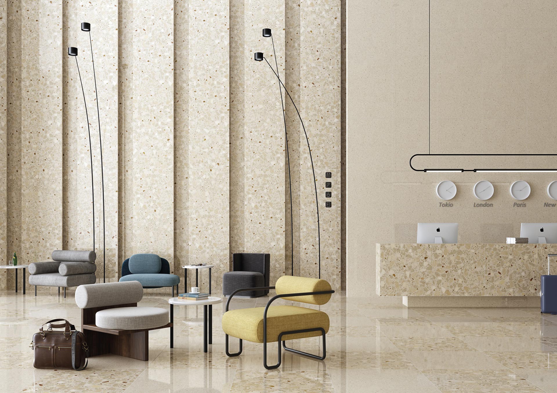 Vives Niza-R Beige 80x80 cm Feinsteinzeug  