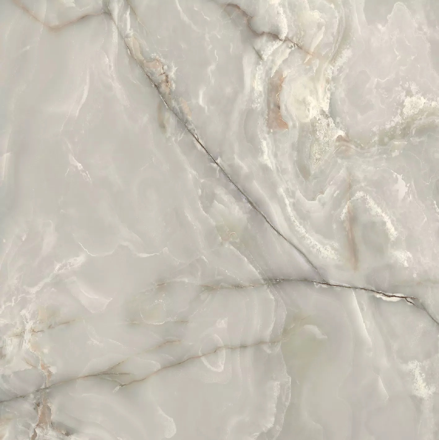 Florim Onyx&More Silver Onyx 120x120x0,6 cm Magnum Feinsteinzeug Glossy        