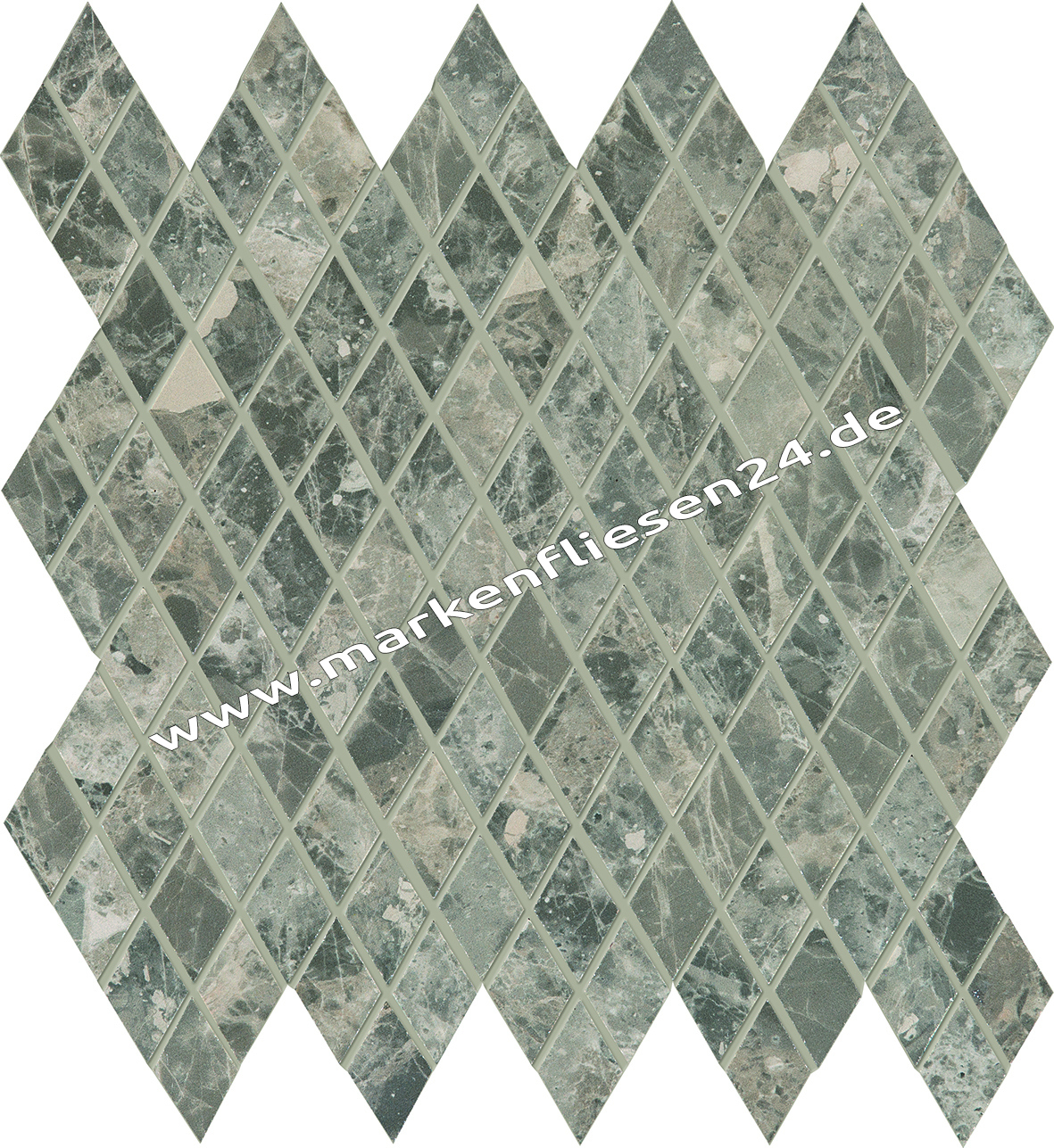 Emil Tele di Marmo Mosaico Losanghe XS Breccia B. Full Lapp.