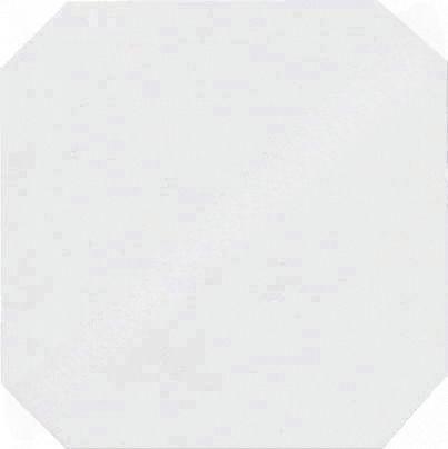 Achteckfliese 31,6x31,6 cm weiss matt glasiert