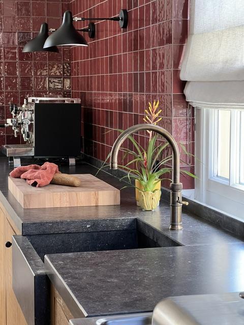 Revoir Paris Atelier Wall 10x10 cm Bordeaux Glossy