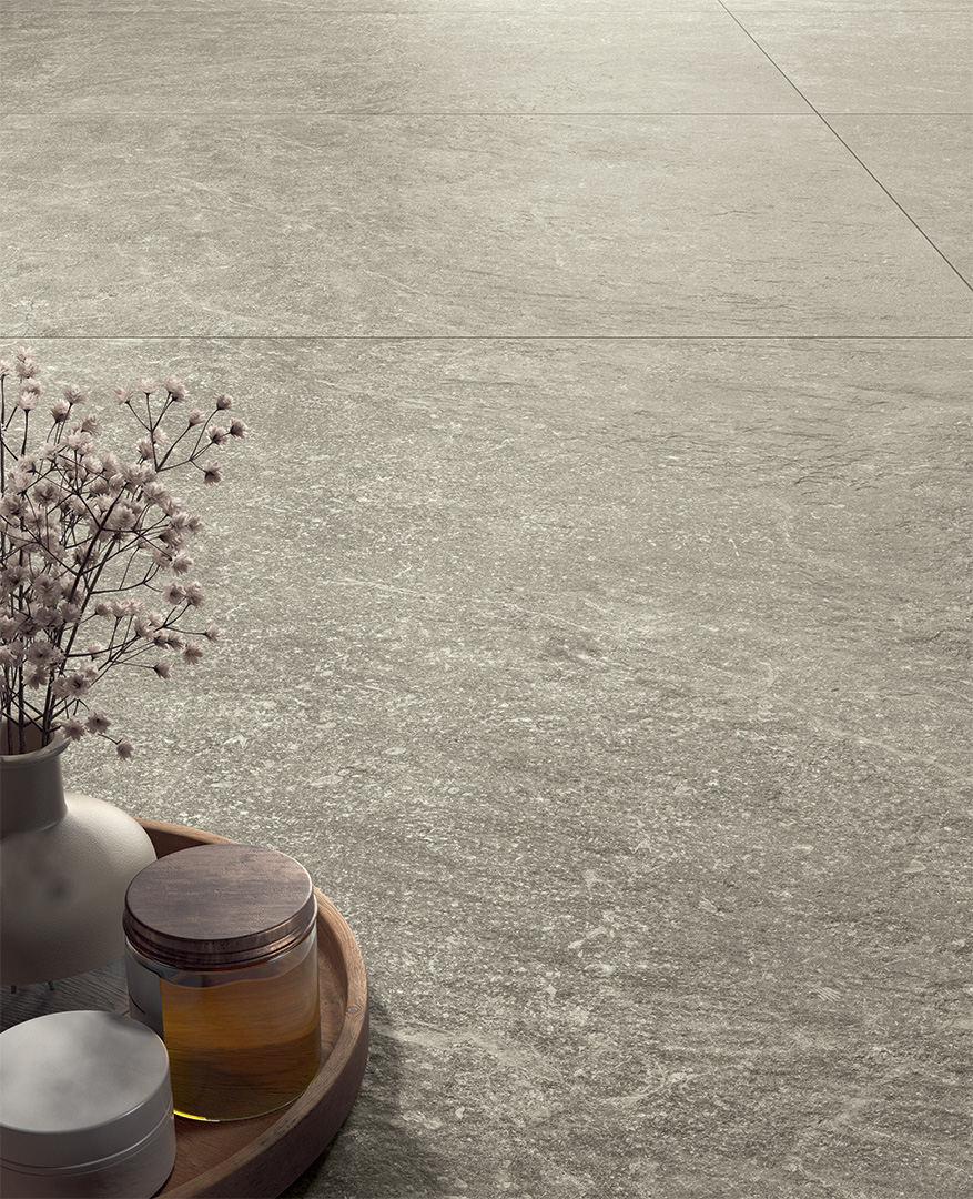 Castelvetro Pietra Antica Smoke 100x100 cm Naturale R10B Feinsteinzeug        