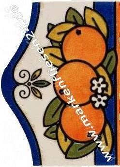 Fries 14,5x20 cm Cornisa Valdemorillo mehrfarbig