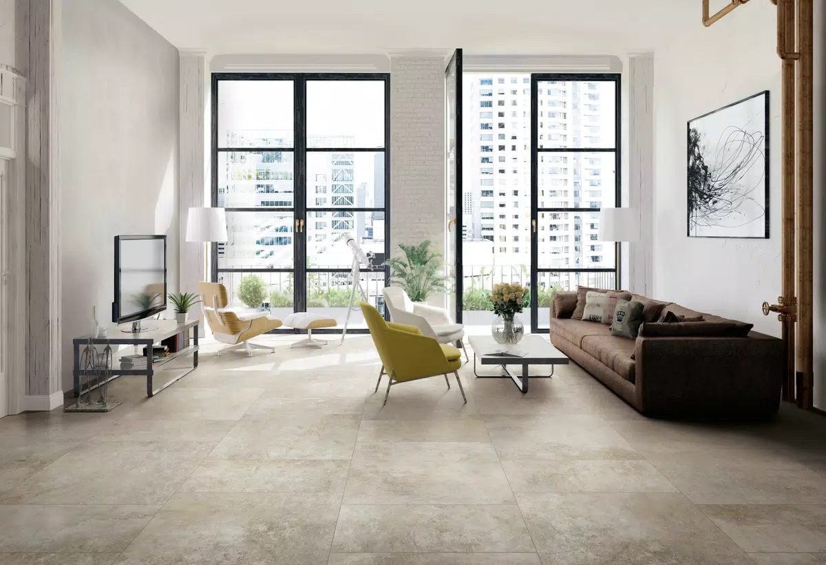 Florim Artifact Worn Sand 30X60x0,9 cm Feinsteinzeug Matte R10         