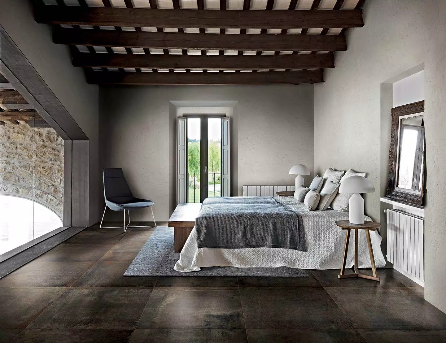 Florim Matières Barrique 40x80x0,9 cm Feinsteinzeug Matte R10    