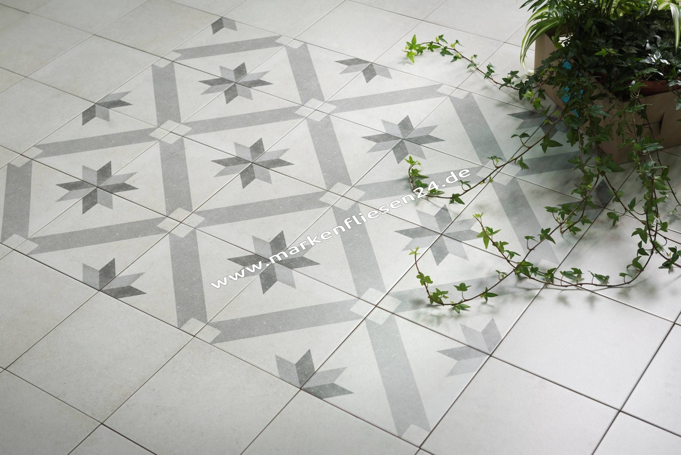 Eco Elegance bianco 20x20 cm Feinsteinzeug