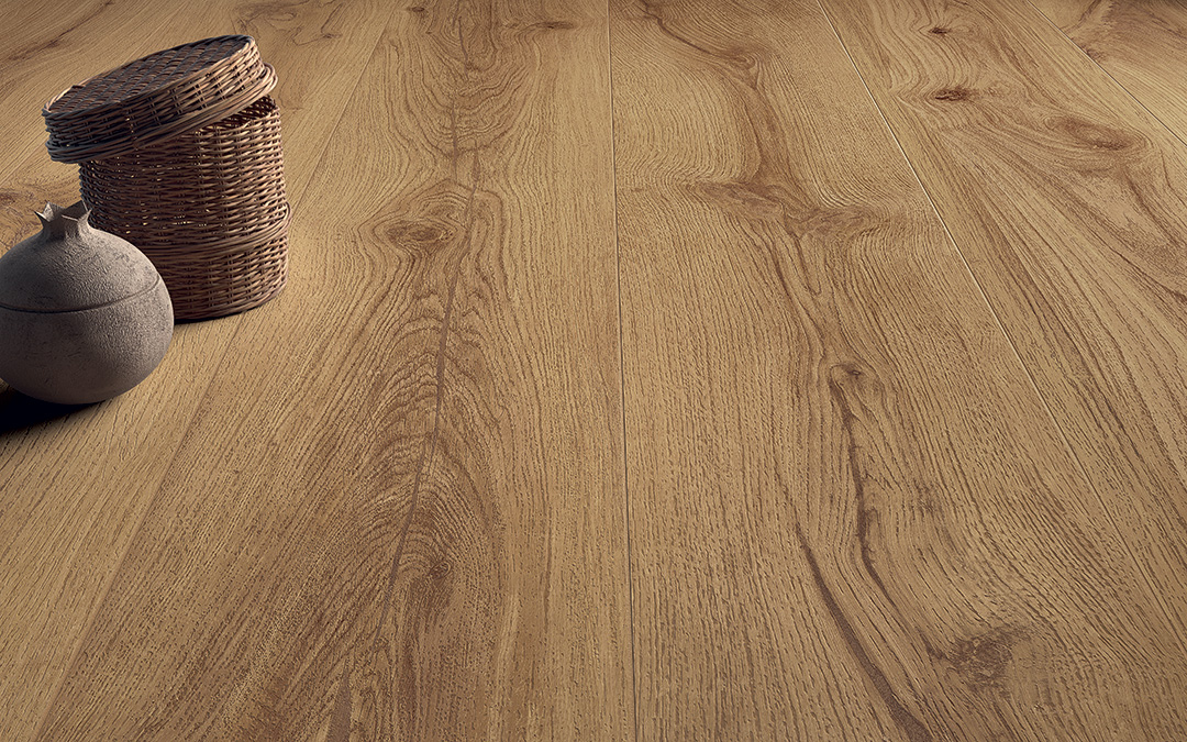 Castelvetro Alpi Castagno 30x120 cm R10B Holzoptik Feinsteinzeug  