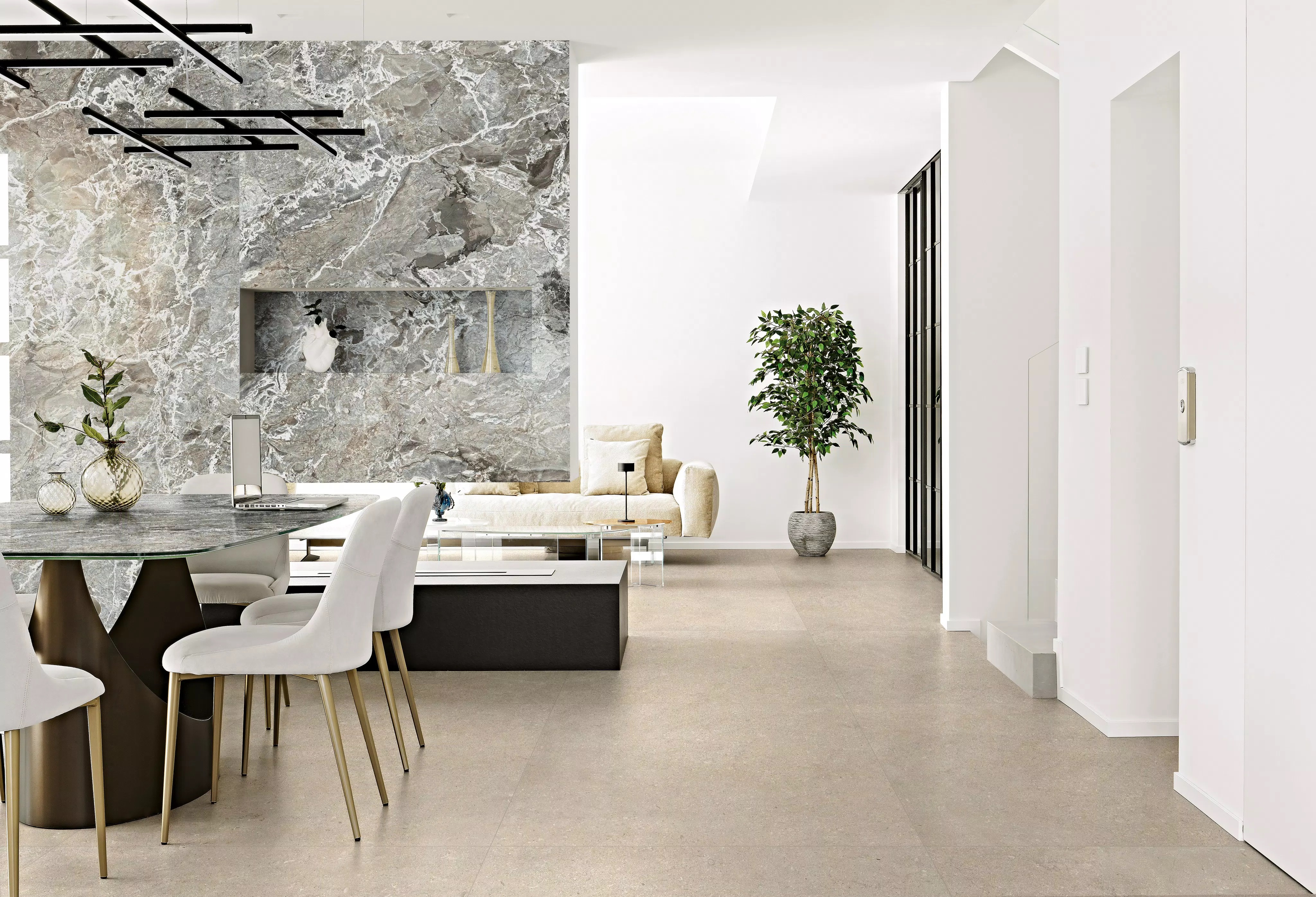 Florim Authentic Luxe Marble Aubisque 60X120x0,6 cm Magnum Feinsteinzeug Glossy     