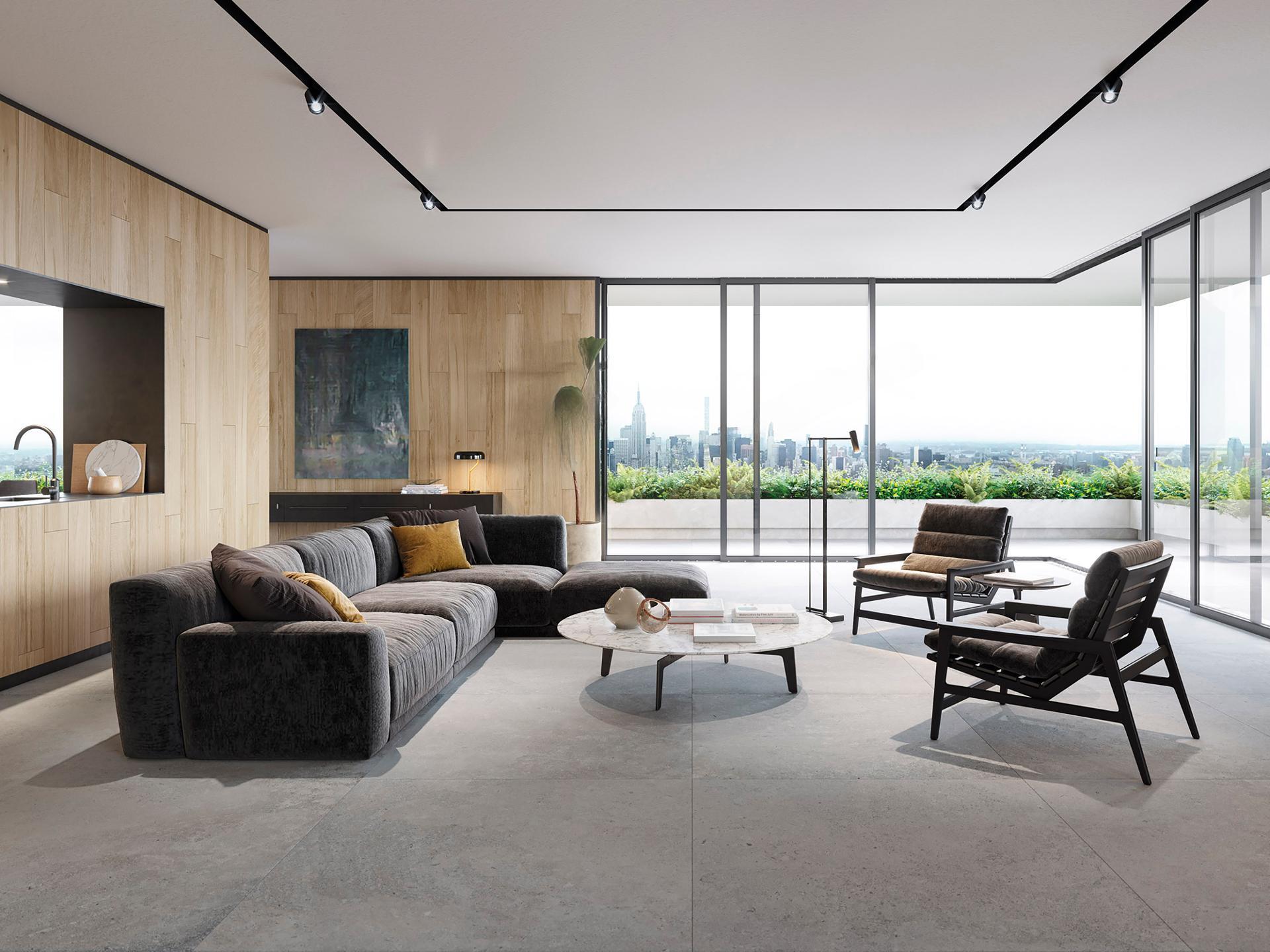 Porcelanosa Berna Acero 120x120 cm Ston-Ker Steinkeramik