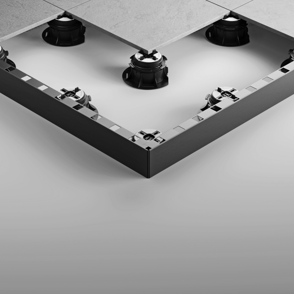 Eterno Ivica Vertikales Abschlussprofil Anthrazitgrau H: 90 x L: 2400 mm   