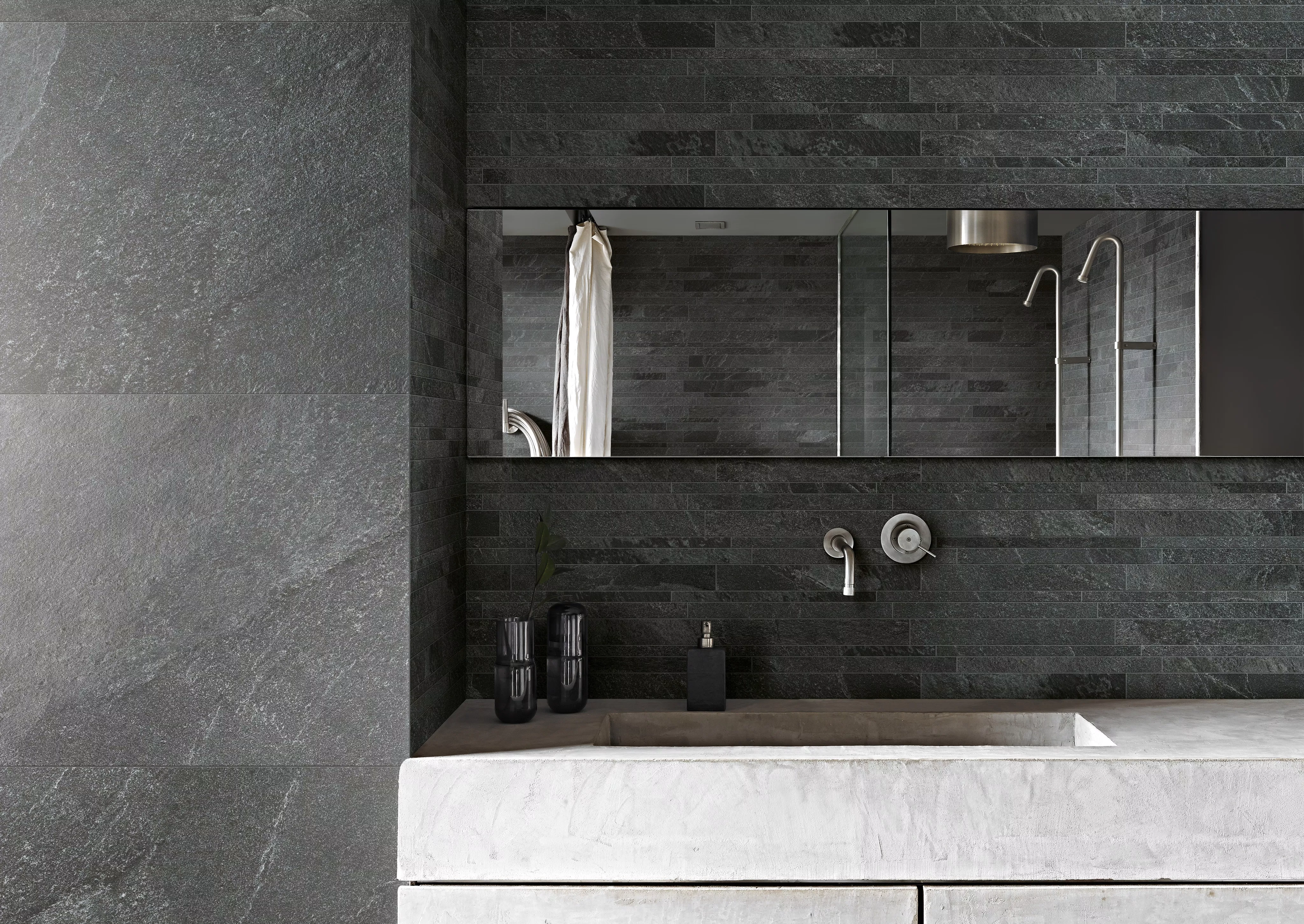 Florim Natural Stone Coal Grip 30x60x0,9 cm Feinsteinzeug R11