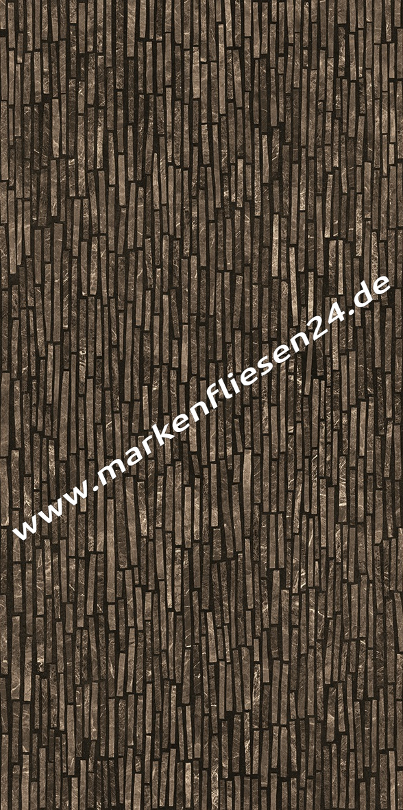 Emil Tele di Marmo Battuto di listelli Frappuccino Pollock Full Lapp. 60x120 cm