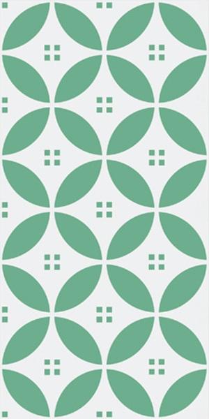 Vives Wandfliese 10x20 cm Dekor Remes Oliva