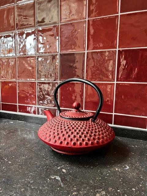 Revoir Paris Atelier Wall 10x10 cm Bordeaux Glossy