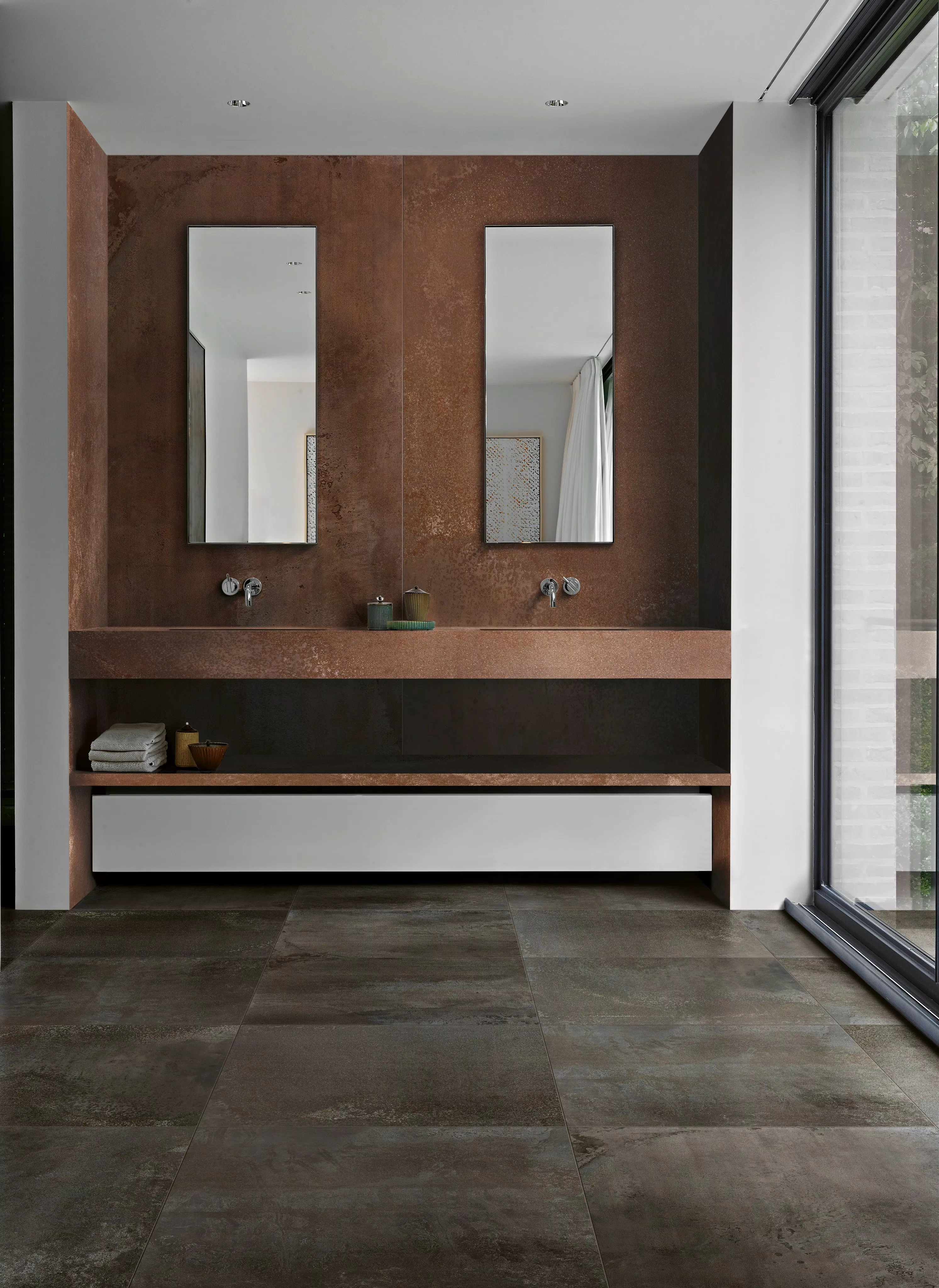 Florim Flowtech Russet Matte 120x120x0,6 cm Feinsteinzeug Magnum R9