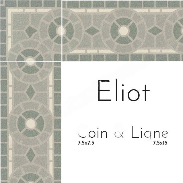 Revoir Paris Bel Histoire Eckstück 7,5x7,5 cm Eliot Coin