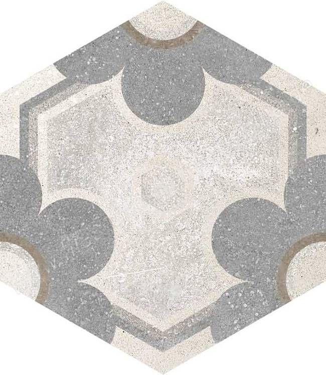 Vives Rift Yerevan 23x26,6 cm Hexagono Multicolor