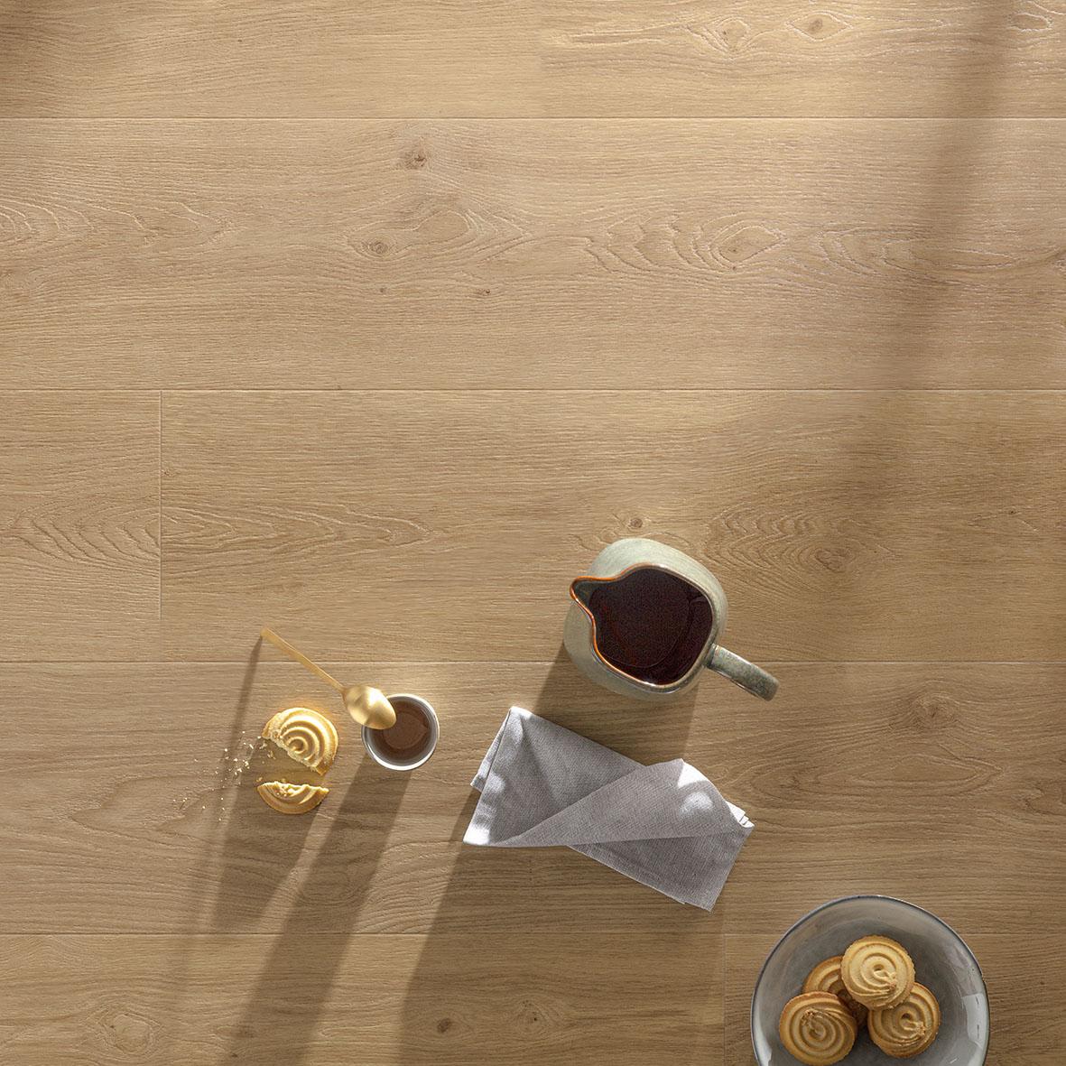 Floorify Rigid-Vinylplanke Cognac 1524x225x4,5 mm, Nutzschicht 0,4 mm