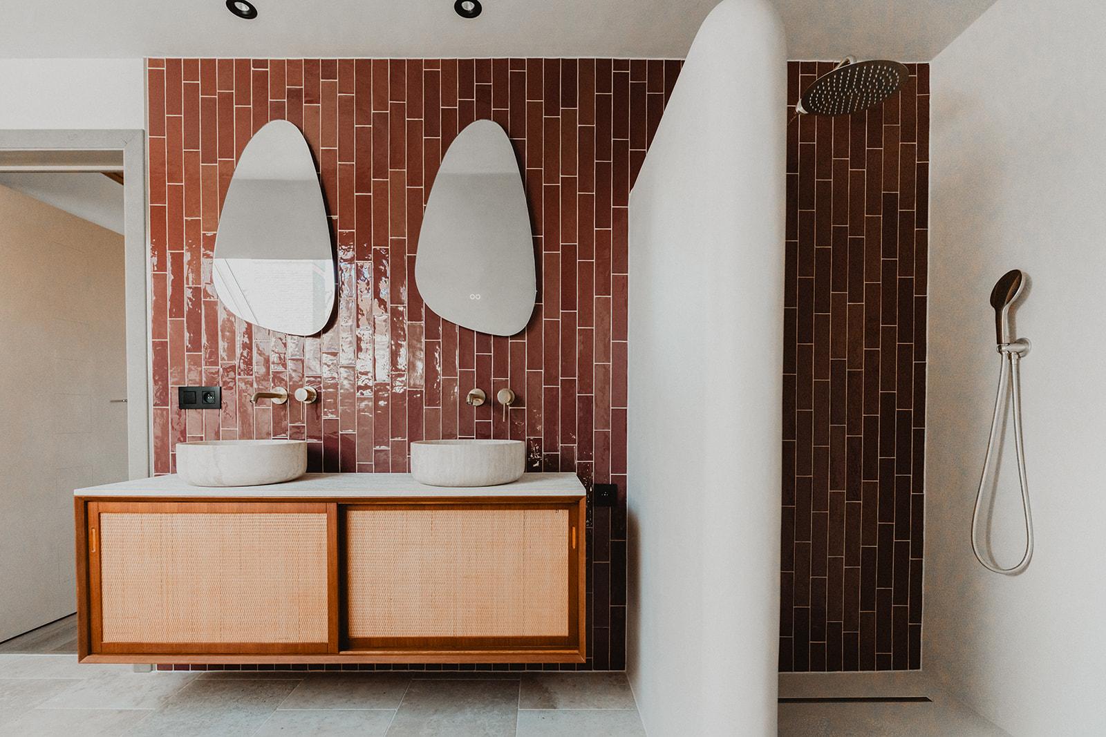 Revoir Paris Atelier Wall 6,2x25 cm Bordeaux Glossy