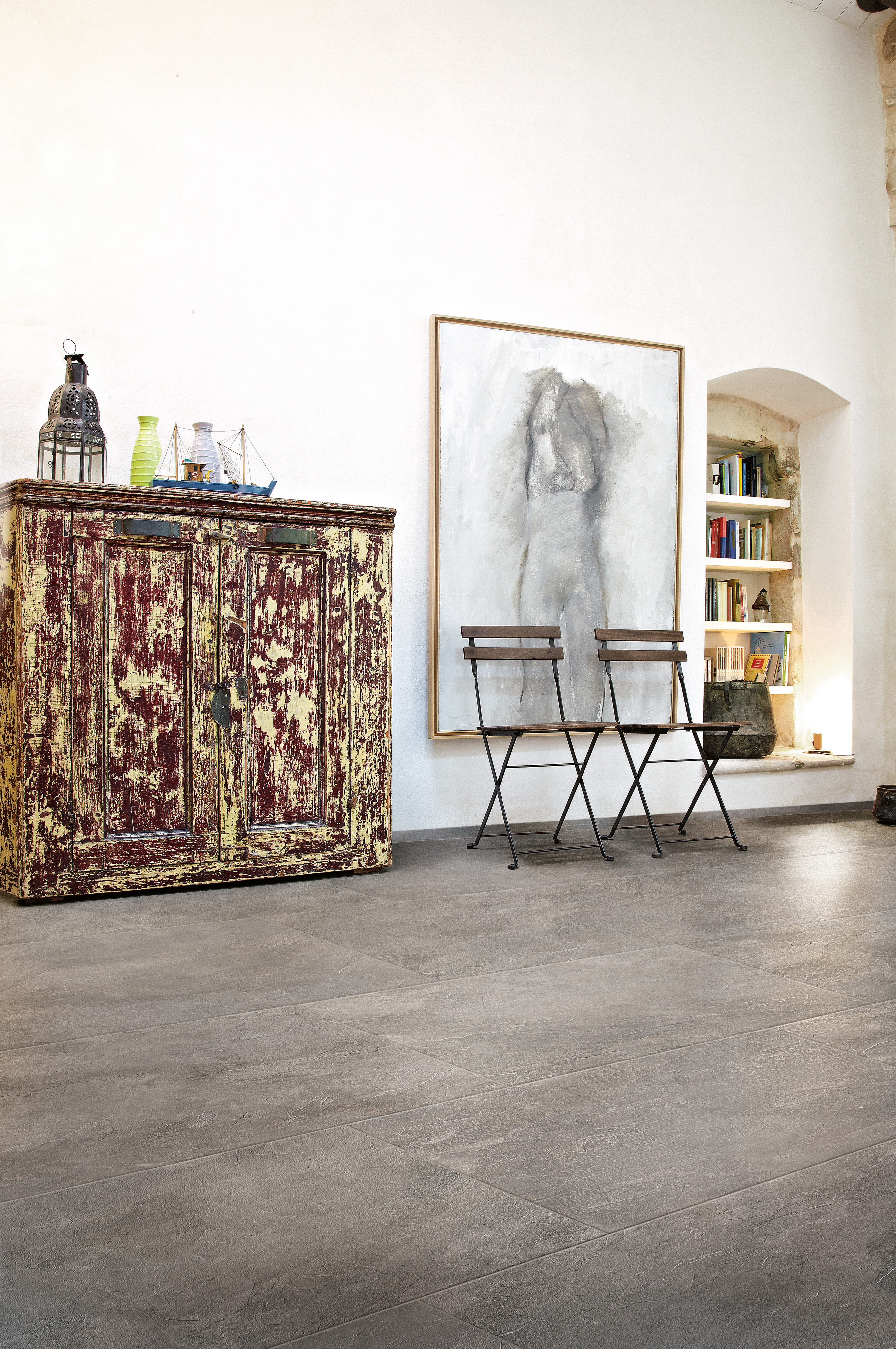 Florim Ardoise Plombe 40x80x0,9 cm Feinsteinzeug Matte R10      