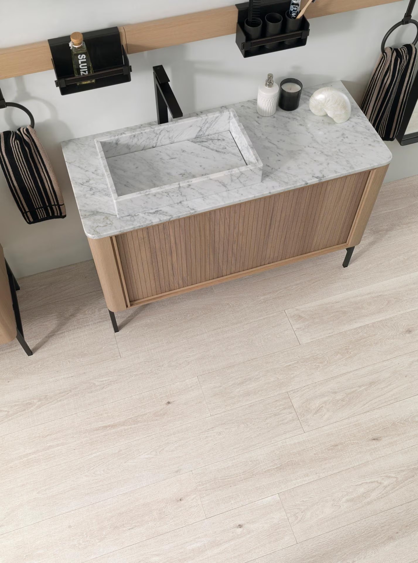 Porcelanosa Devon Bone 29,4x180 cm Feinsteinzeug Holzoptik