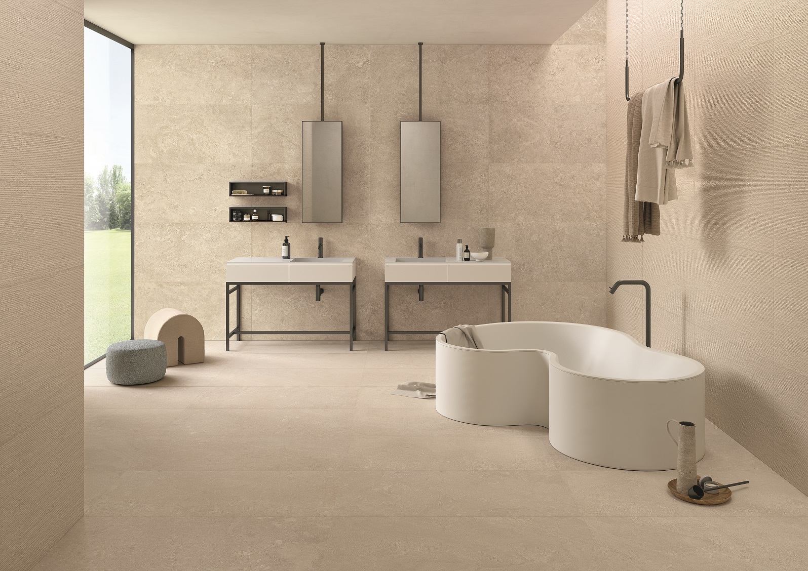 Emil MaPierre Beige Noble 30x60 cm Feinsteinzeug naturale