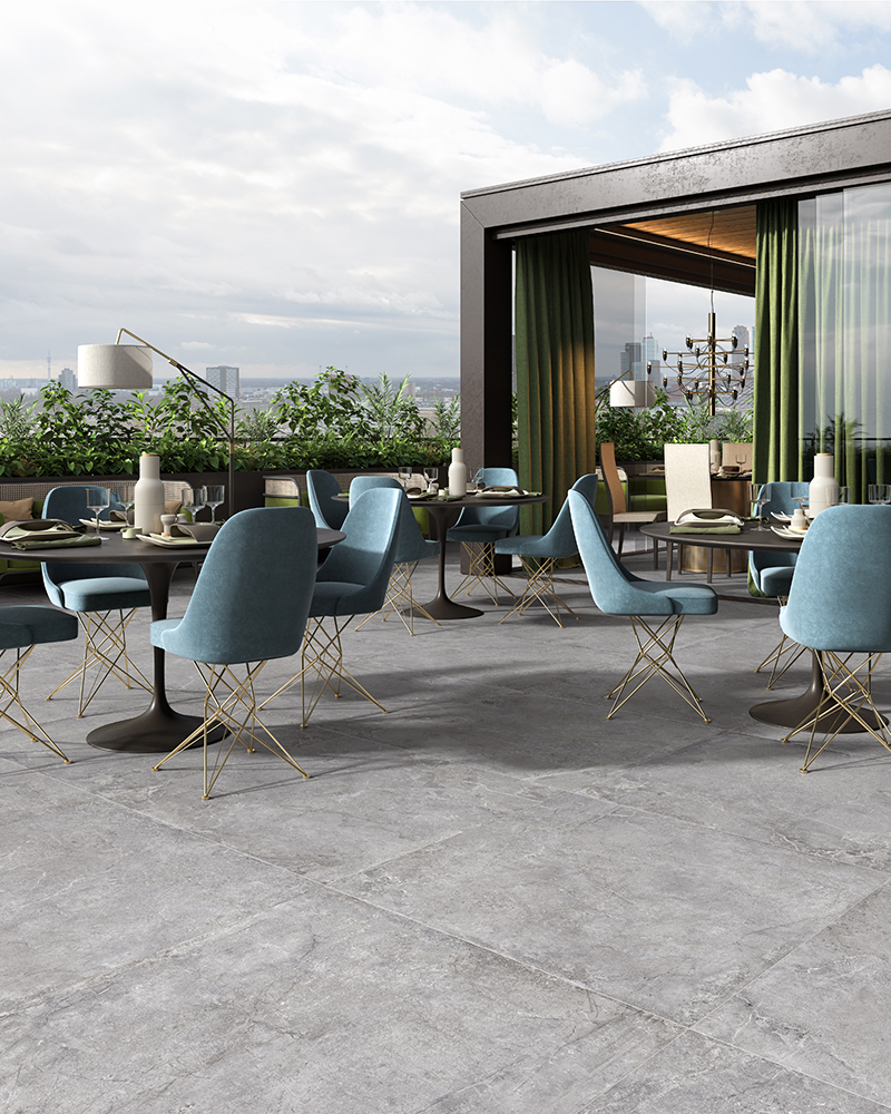 Castelvetro Evolution Grey 60x90x2 cm Outfit 2.0 Grip R11C   