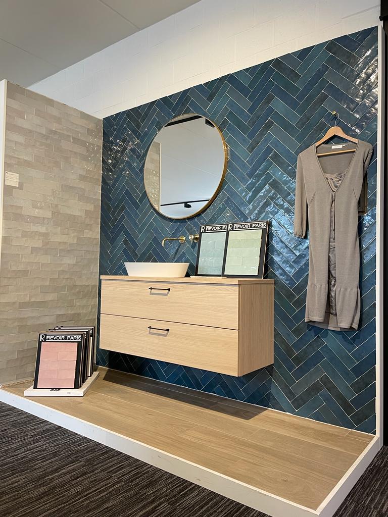 Revoir Paris Atelier Wall 6,2x25 cm Marine Glossy