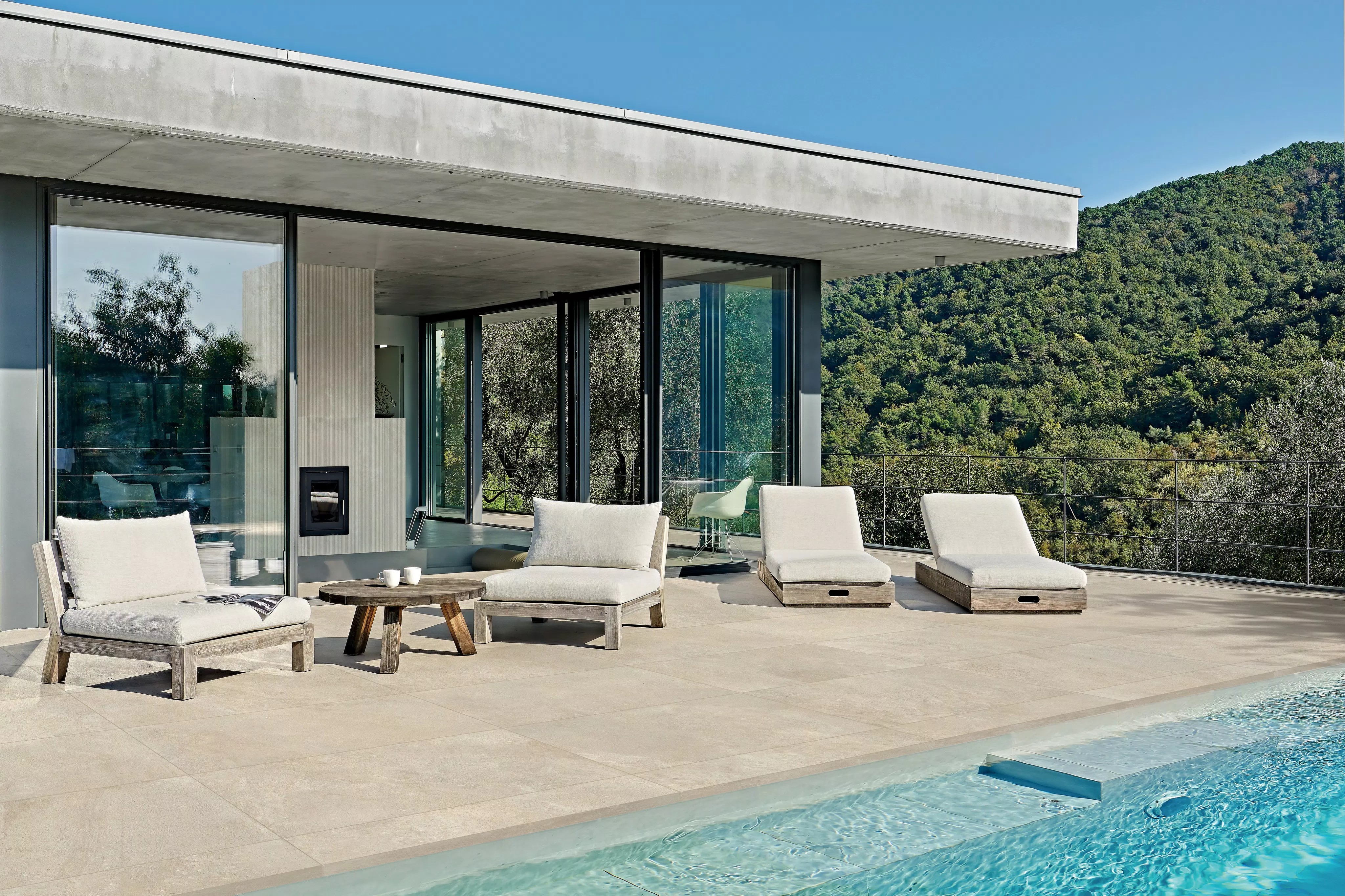 Florim Casual Life Champagne 60x60x2 cm Terrassenplatte Feinsteinzeug Grip R11 