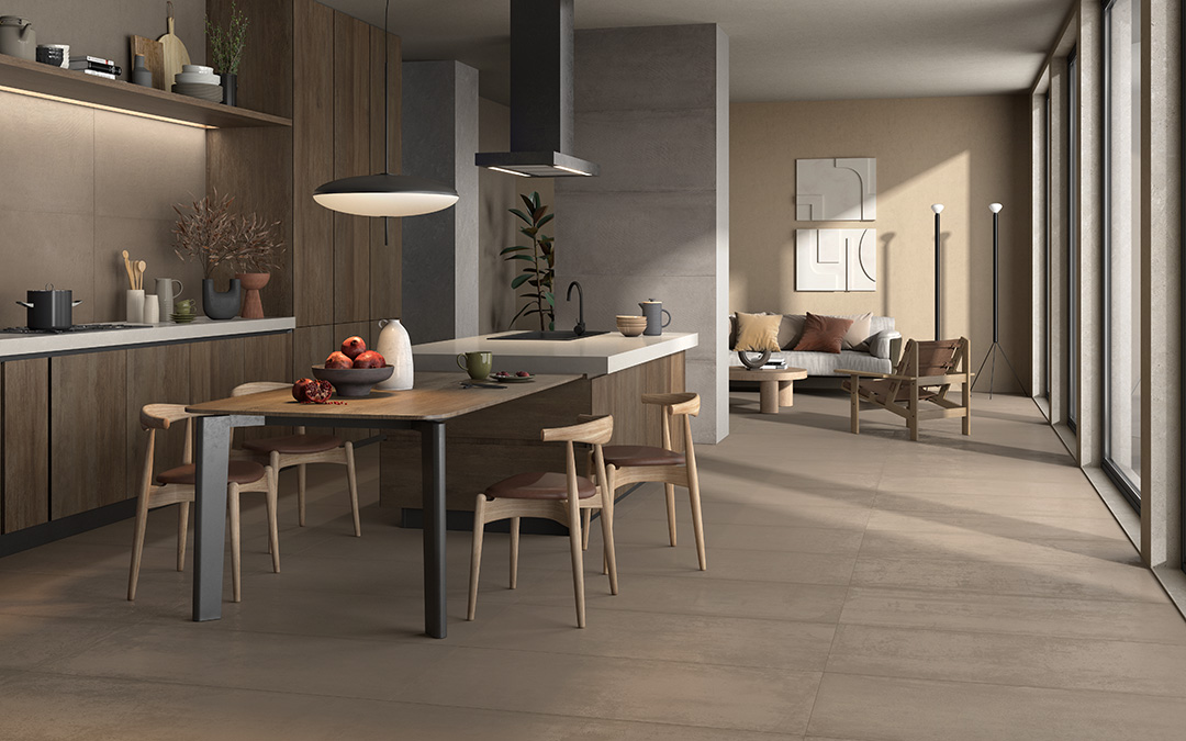 Castelvetro Materika Beige 100x100 cm R10B Feinsteinzeug        