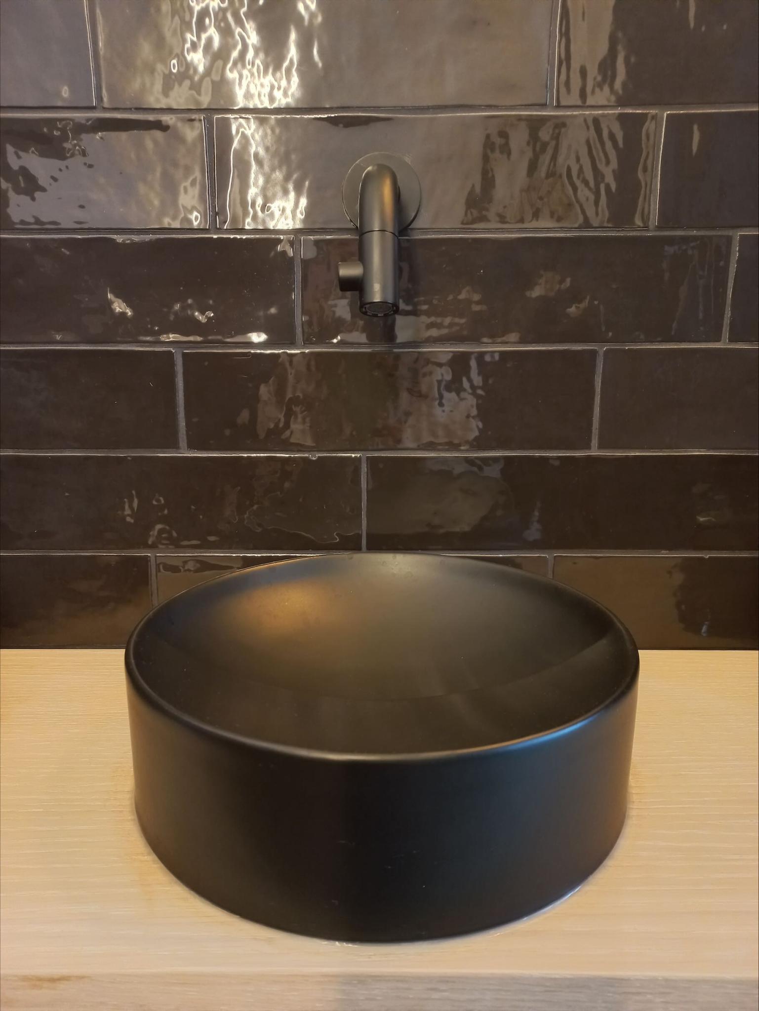 Revoir Paris Atelier Wall 6,2x25 cm Noir Glossy